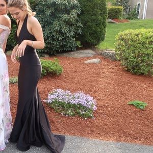 Black Jessica Angel Prom Dress